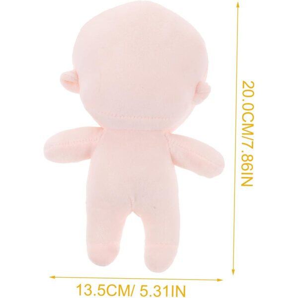 Hemobllo Muñeca de Peluche DIY klein, weich und flexibel für Spiele und Dekorationen
