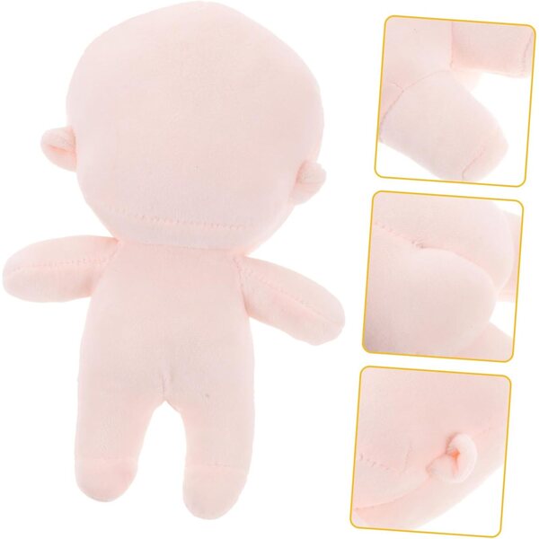 Hemobllo Muñeca de Peluche DIY klein, weich und flexibel für Spiele und Dekorationen