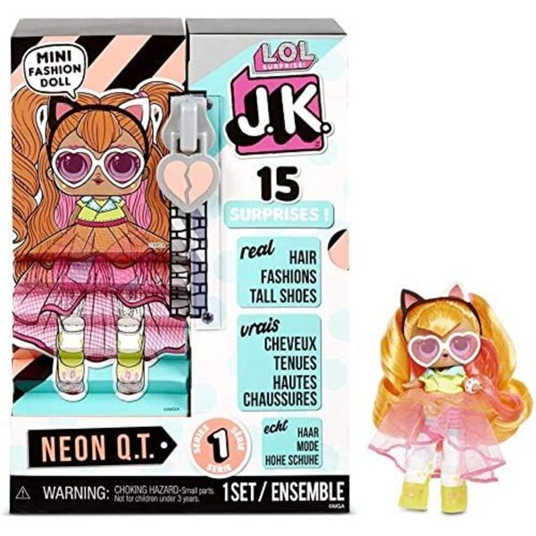 L.O.L Surprise JK: Muñecas mit Leinenseil und Echthaar – Kollektion 4 Modelle