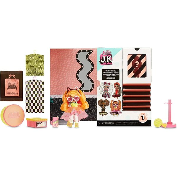 L.O.L Surprise JK: Muñecas mit Leinenseil und Echthaar – Kollektion 4 Modelle