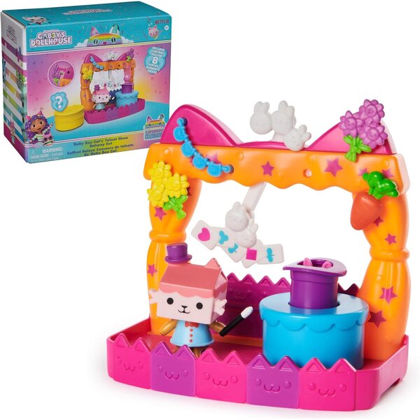 Gabby's Dollhouse Playset Magic Show Sett Multikuluri għat-Tfal Spin Master