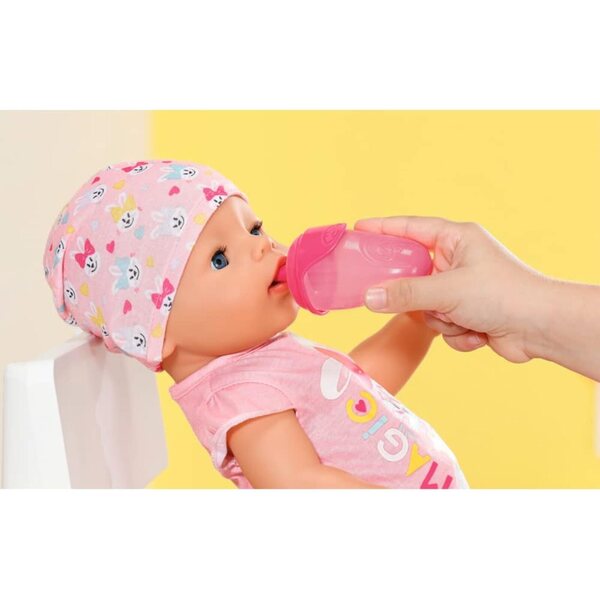 Μπουκάλι Baby Born με πώμα για κούκλες 43 cm - Ροζ, Κόκκινο ή Πορτοκαλί