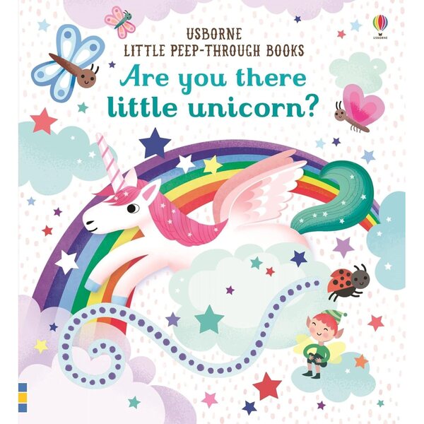 Kleines Einhorn: Interaktives Hardcover-Buch für Kinder mit taktilen Seiten und Löchern zum Anschauen