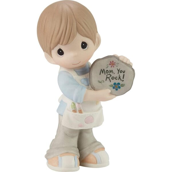 Πολύτιμες στιγμές Porcelana Figure Mamá You Rock! Niño Morena 13 εκ
