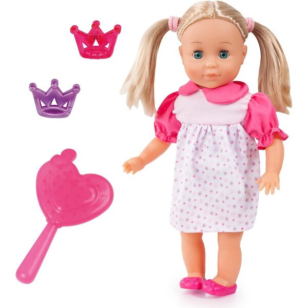 Charlene Bayer Design Muñeca 33 cm mat 50 Phrases y Rubio Pelz fir Juego de Roll