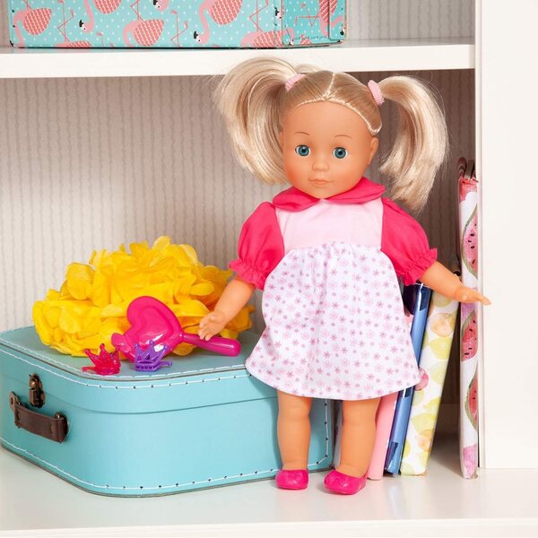 Charlene Bayer Design Figurine 33 cm avec 50 phrases et fourrure rubis pour jeu de rôle