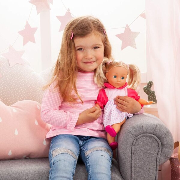 Charlene Bayer Design Figurine 33 cm avec 50 phrases et fourrure rubis pour jeu de rôle