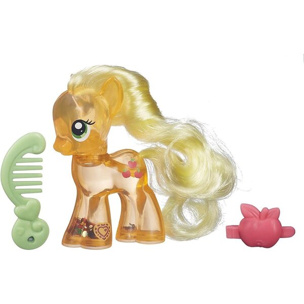 My Little Pony Applejack Water Cuties mit Glitzer und Zubehör für Kinder ab 3 Jahren