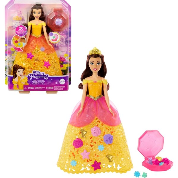 Poupée Bella Mattel La Belle et la Bête avec 20 autocollants personnalisables