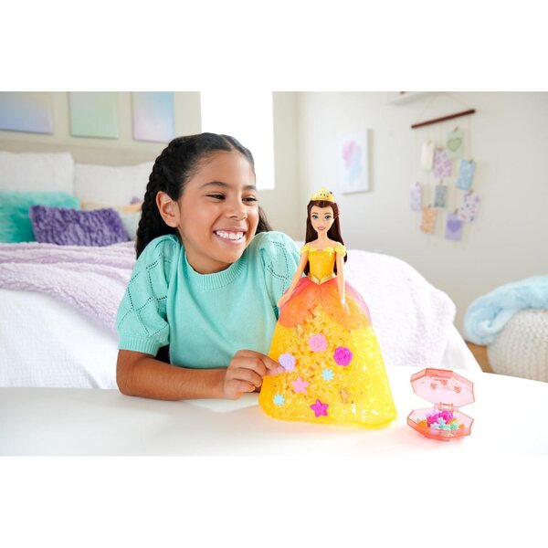Poupée Bella Mattel La Belle et la Bête avec 20 autocollants personnalisables