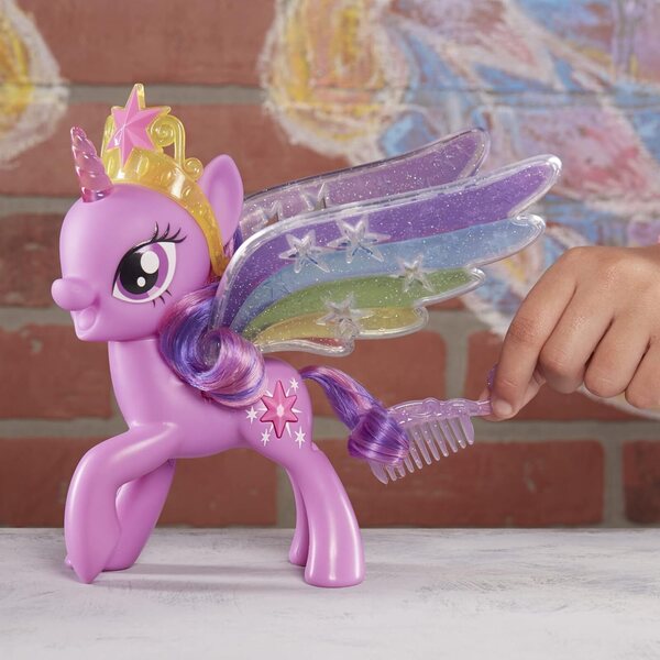 My Little Pony Twilight Sparkle Regenbogenflügel mit Lichtern und beweglichen Flügeln für Kinder
