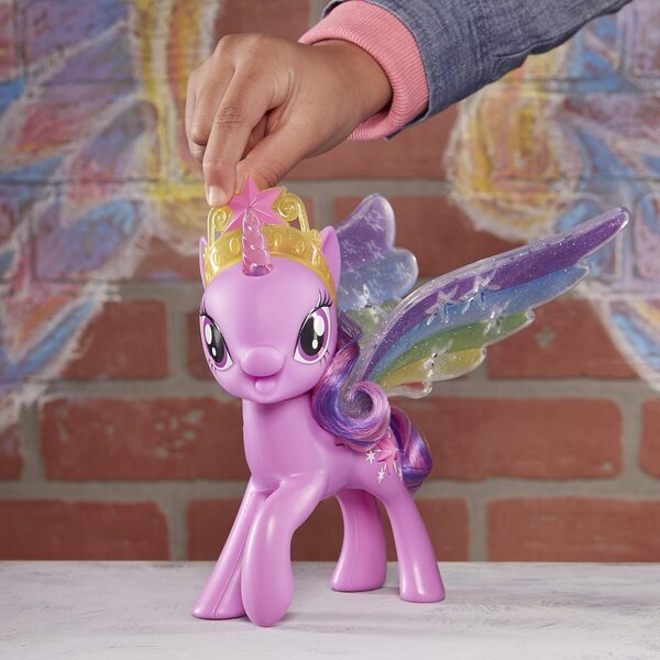 My Little Pony Twilight Sparkle Regenbogenflügel mit Lichtern und beweglichen Flügeln für Kinder