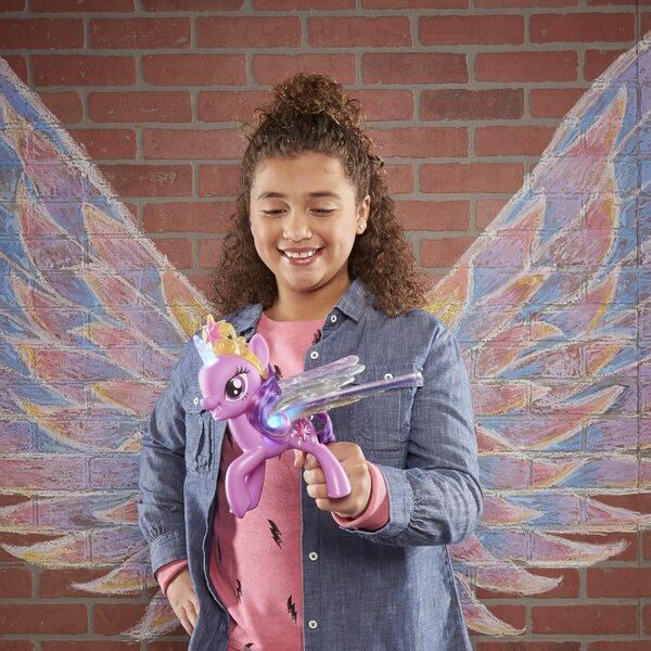 My Little Pony Twilight Sparkle Regenbogenflügel mit Lichtern und beweglichen Flügeln für Kinder