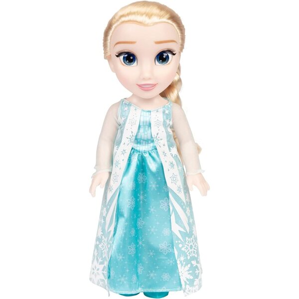 Muñeca articulada de Elsa de Frozen de Disney, 38 cm, Incluye Figura de Olaf, Cabello Trenzado icónico y Atuendo detallado. Regalo de cumpleaños para niñas de 3 años en adelante