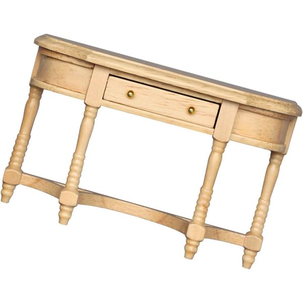 1/12 Miniatur-Holzschreibtisch mit aufklappbarer Schublade für Tmboryuu-Puppenhäuser