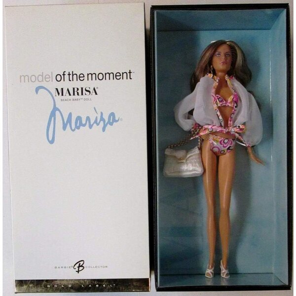 Barbie Model of the Moment Marisa Beach Baby bambola con bikini colorato