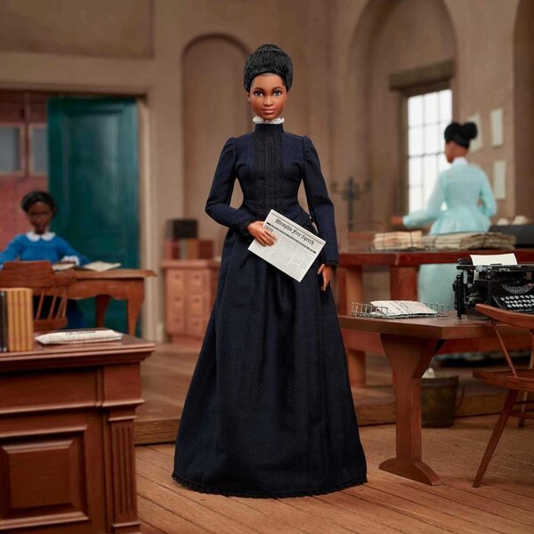 Barbie Ida B. Wells Collection Edition Inspirierende Frau mit blauem Kleid