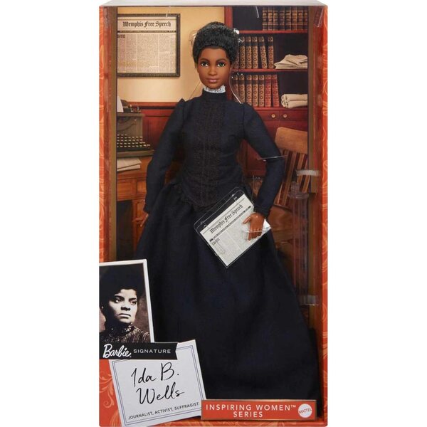 Barbie Ida B. Wells Collection Edition Inspirierende Frau mit blauem Kleid