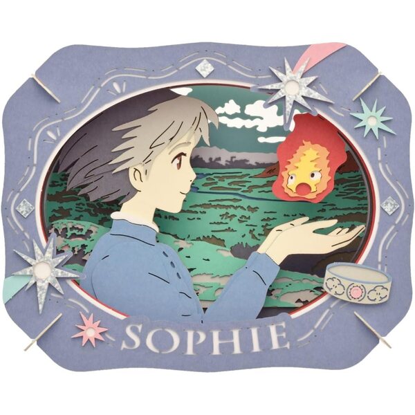 ensky Das wandelnde Schloss Sophie – Offizielles Studio Ghibli-Papierdiorama