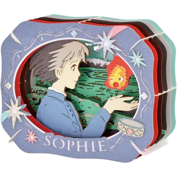 ensky Howl's Moving Castle Sophie - Virallinen Studio Ghibli Paper Diorama