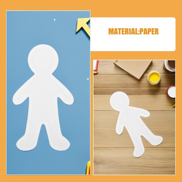 HOODANCOS 40 papieren silhouetten voor kinderen, decoraties en creatieve projecten
