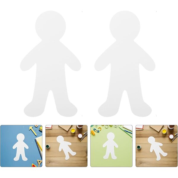 HOODANCOS 40 papieren silhouetten voor kinderen, decoraties en creatieve projecten
