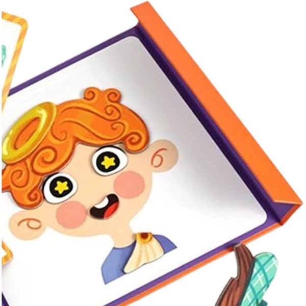 Magnetisches Anziehspiel für Mädchen von 3–6 Jahren – lehrreiches und tragbares Puzzle