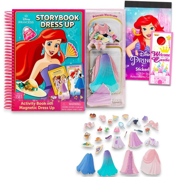 Disney The Mermaid - Magnetic Game 25 Pieces with Ariel Doll and Accessories