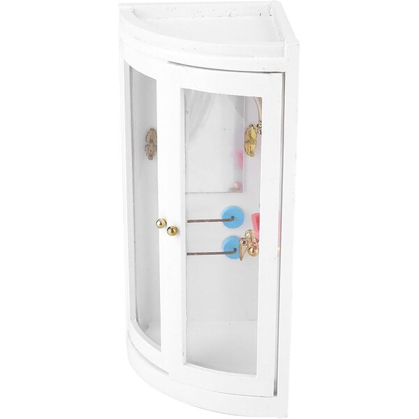 Mini Set Mobili Bagno in Legno per Casa delle Bambole 1:12 - Accessori Educativi
