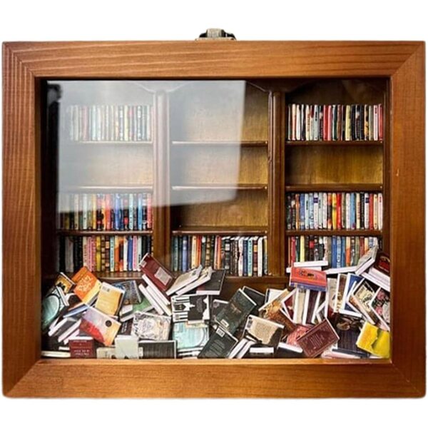 Vanhan koulun pelit Madeiralla pikapeleihin minikirjoilla 25x20x7,6 cm