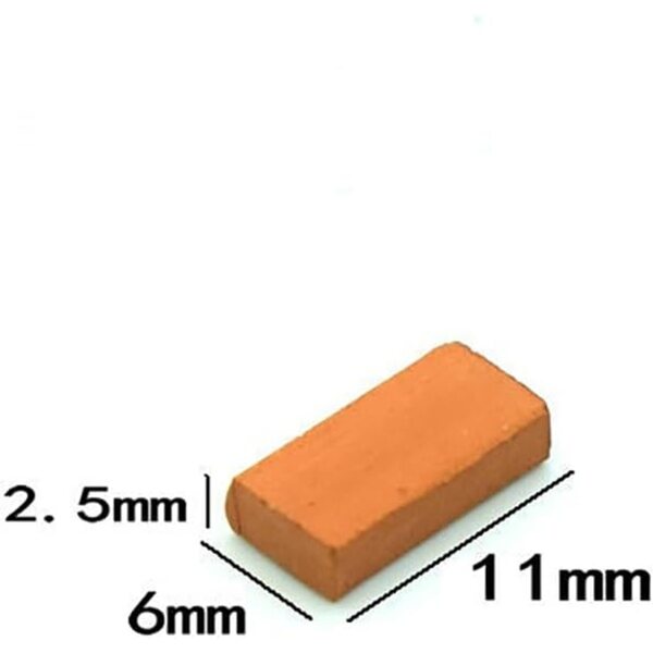 Mini-Ladrillos 1/35 FSSTUD 200 Stück aus Ton für Modellbau und Märchengärten