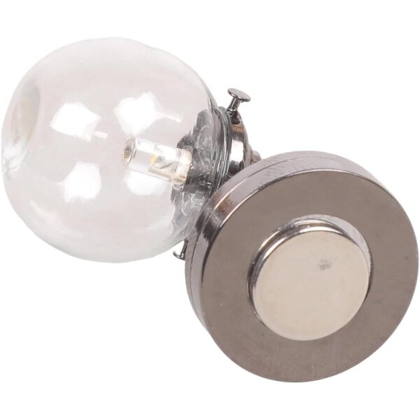 Lampada da parete in vetro scala 1/12 con telaio in metallo per casa delle bambole