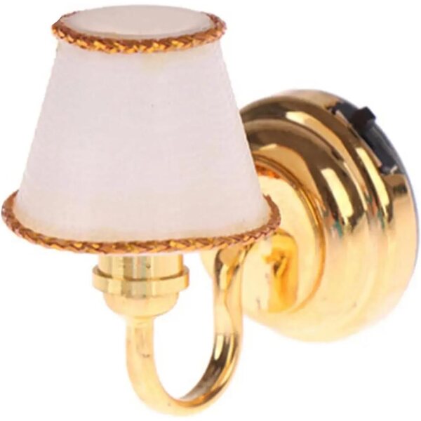 Wandlampe Miniatur Metall Puppenhaus Wohnzimmer Rollenspiel