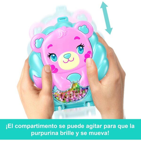 Polly Pocket Isla Purpurina: Spielset mit Meerjungfrau, Maskottchen und thematischen Accessoires