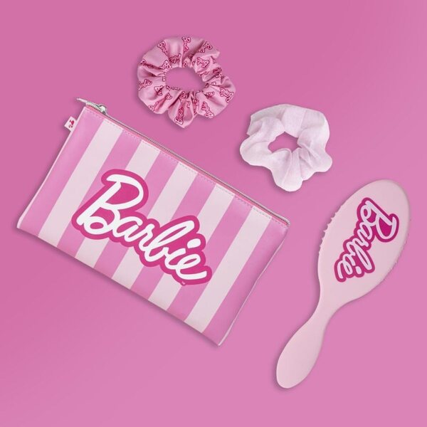 Barbie Beauty Set mit Haarteil, 2 Coleteros und Estuche – Accessoires für Mädchen