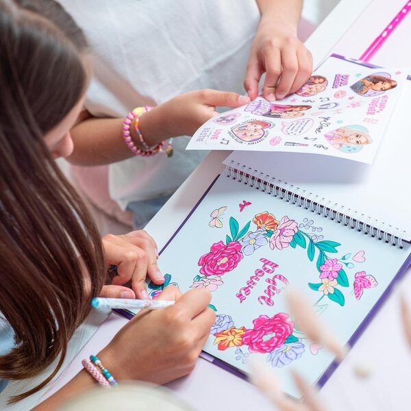 TOPModel My BFF Depesche - Livre de coloriage avec LED, sons et plus de 40 pages créatives
