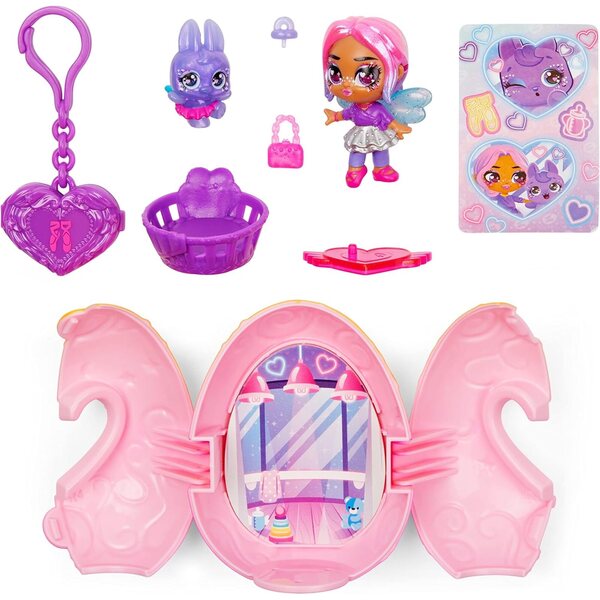 Hatchimals Pixies Shimmer Babies Baby-sitter avec accessoires pour enfants - Jouets de collection