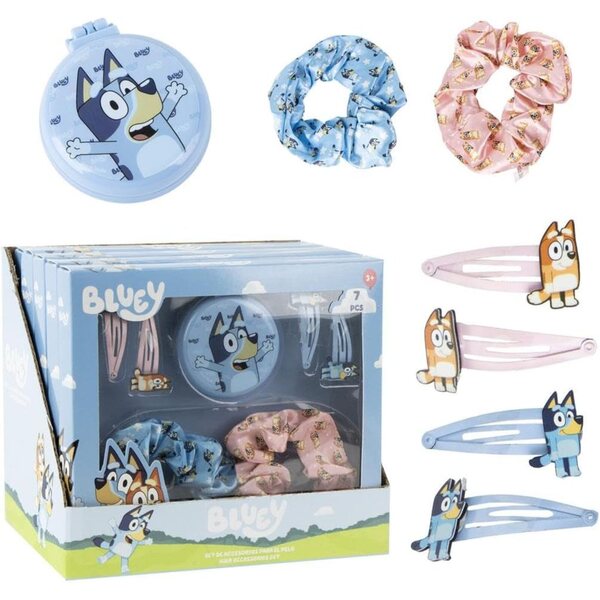 Комплект за красота 7 аксесоара Bluey CERDÁ LIFE'S LITTLE MOMENTS за деца
