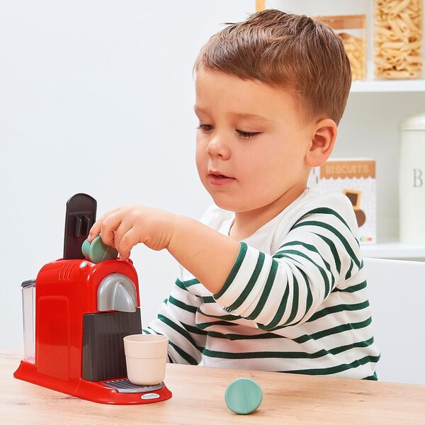 Ecoiffier 100por ciento Chef Set pequeños electrodomésticos con 21 Accesorios, Juego de imitación con cafetera, batidora y gofrera para pequeños Cocineros Desde 18 Meses (7900002534)