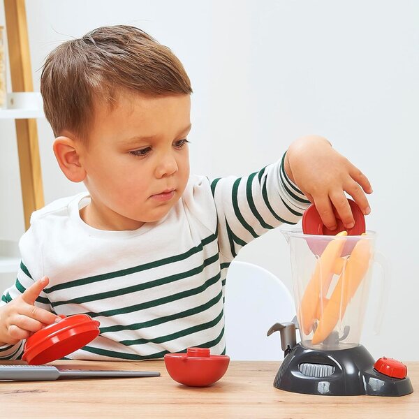 Ecoiffier 100por ciento Chef Set pequeños electrodomésticos con 21 Accesorios, Juego de imitación con cafetera, batidora y gofrera para pequeños Cocineros Desde 18 Meses (7900002534)