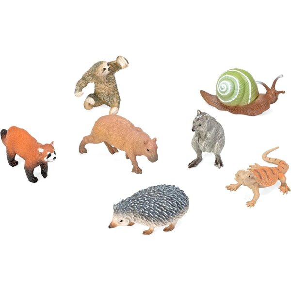 Wild Republic Nature Tube Land Critters - vzdělávací sada s realistickými suchozemskými zvířaty