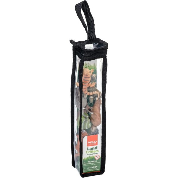 Wild Republic Nature Tube Land Critters - vzdělávací sada s realistickými suchozemskými zvířaty