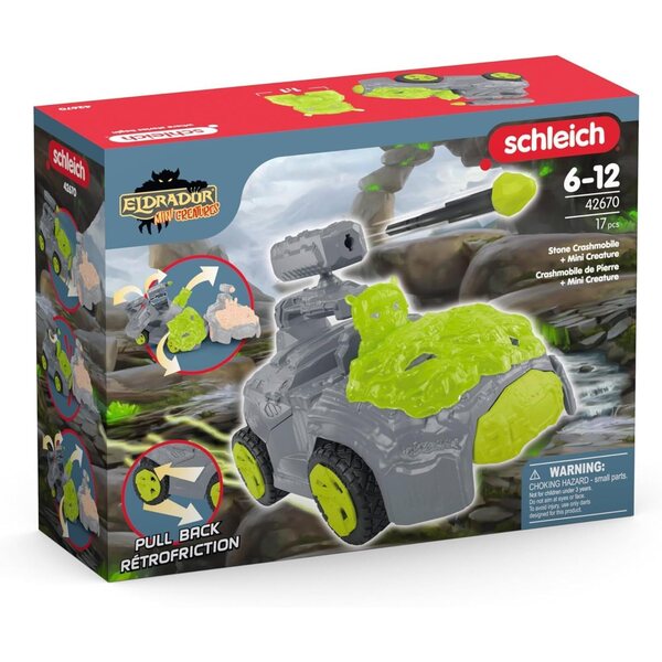 Schleich Crashmobil ELDRADOR Radības ar minikriatūru un atvilkšanas darbību
