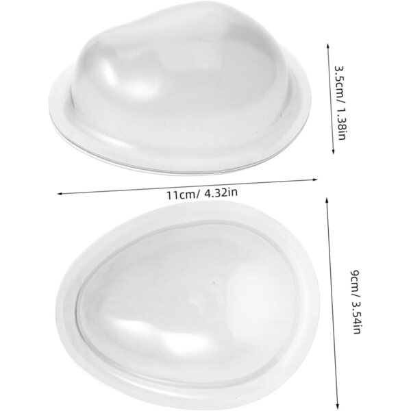 YARNOW 4 Transparent Plastic Masks for DIY Doll Faces