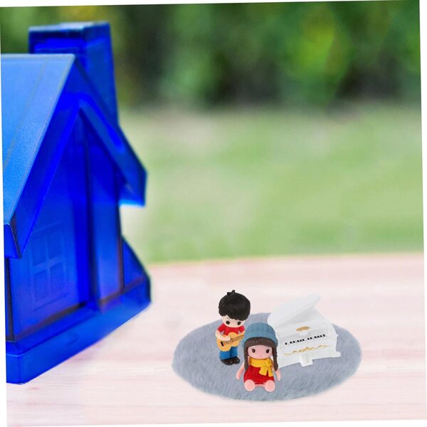 Model piano en minigitaar Creatieve bureaudecoratie YARNOW 12x12x4cm