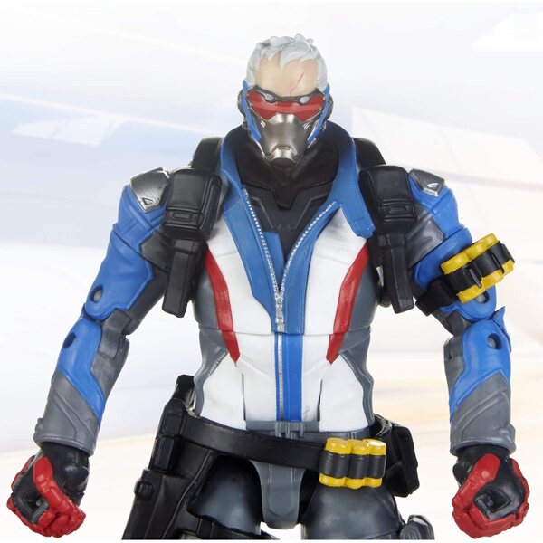Overwatch Shrike Ana et Soldier 76 - Figurines Hasbro pour enfants
