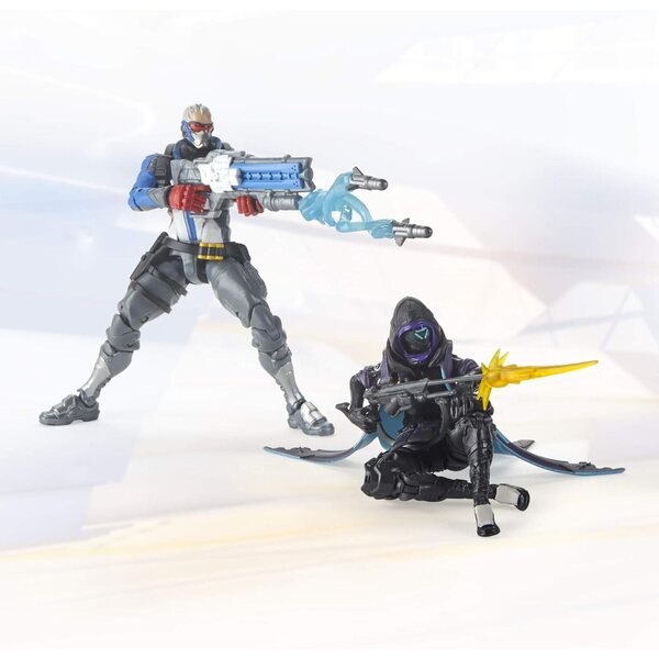 Overwatch Shrike Ana et Soldier 76 - Figurines Hasbro pour enfants
