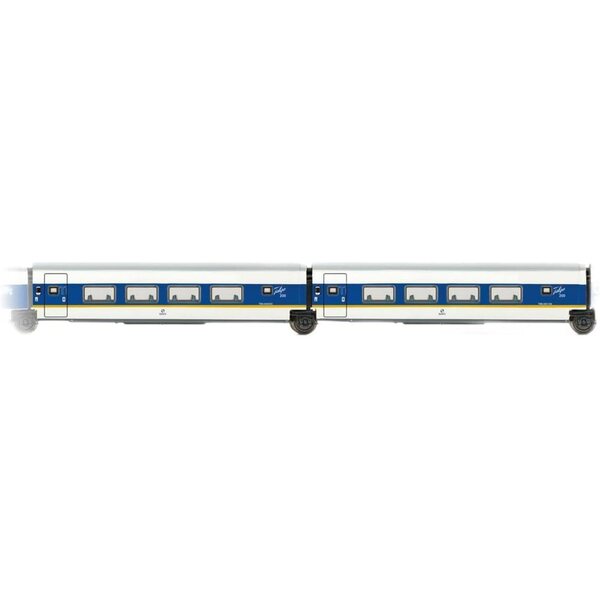 ARNOLD Talgo 200 Wagons passagers 2e classe Échelle 1:160 Calibre N Pack 2