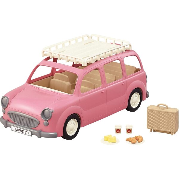 Sylvanian Families Monovolumen Picknick + Carrito Trillizos Spiele für Kinder