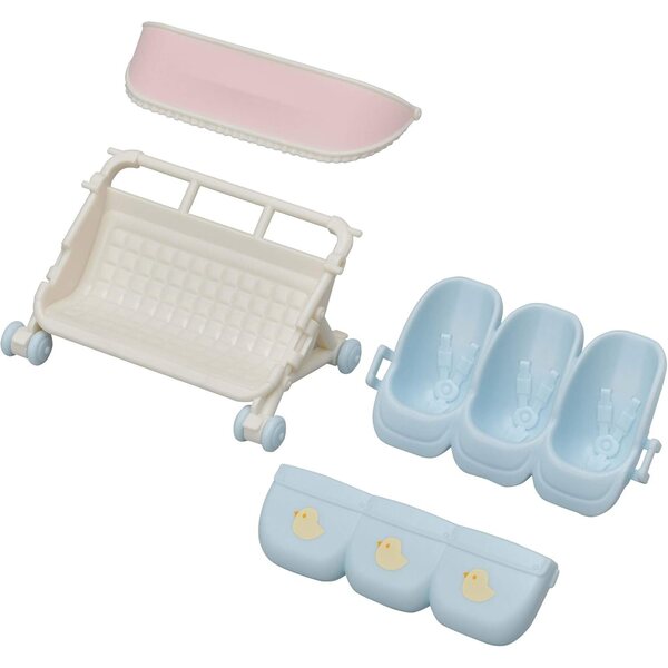 Sylvanian Families Monovolumen Picknick + Carrito Trillizos Spiele für Kinder